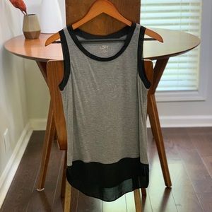 LOFT Mixed Media Tank Top